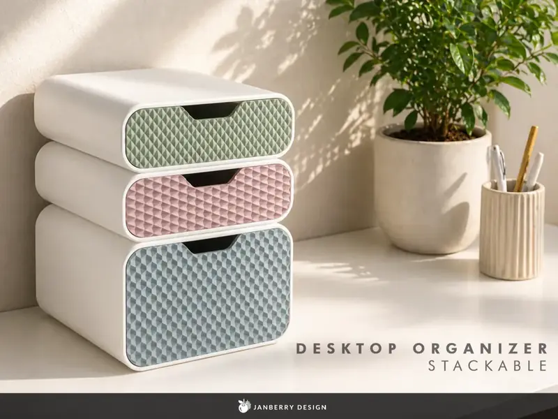 Organizador modular apilable